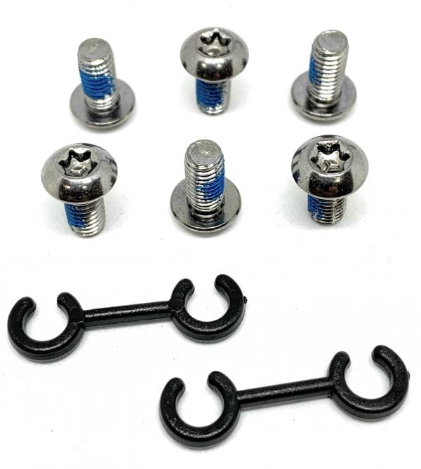 Ti Alloy Bolts Silver M5 x 10mm pack of 6pcs